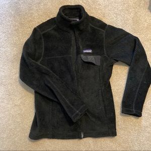 Black lightweight Patagonia jacket